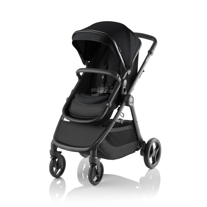 Britax One2 Stroller - Raven Black Melange (36995)