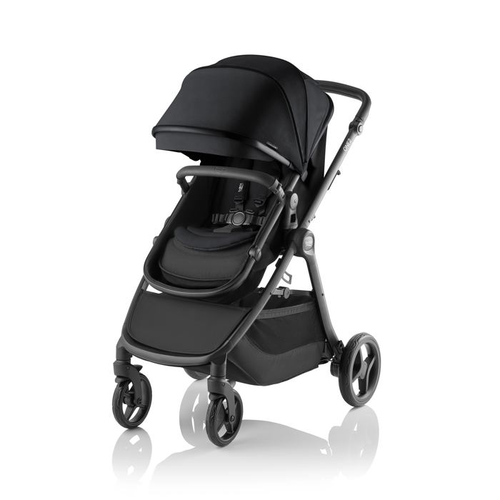 Britax One2 Stroller - Raven Black Melange (36995)