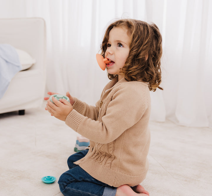 Bubble Silicone Stacking Apple Teether