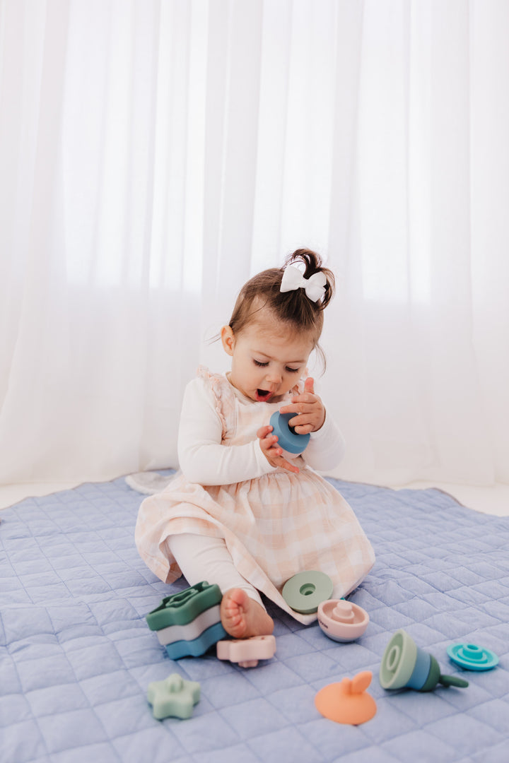 Bubble Silicone Stacking Apple Teether