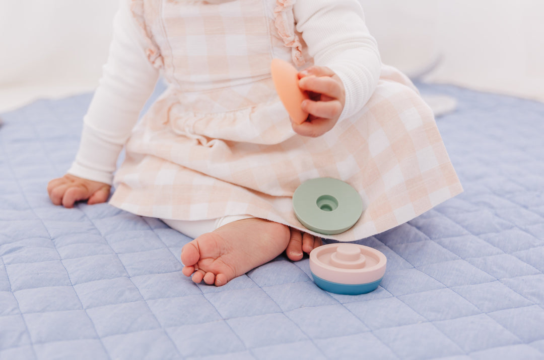 Bubble Silicone Stacking Apple Teether
