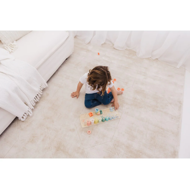 Bubble Wooden Numbers & Blocks Counting Set