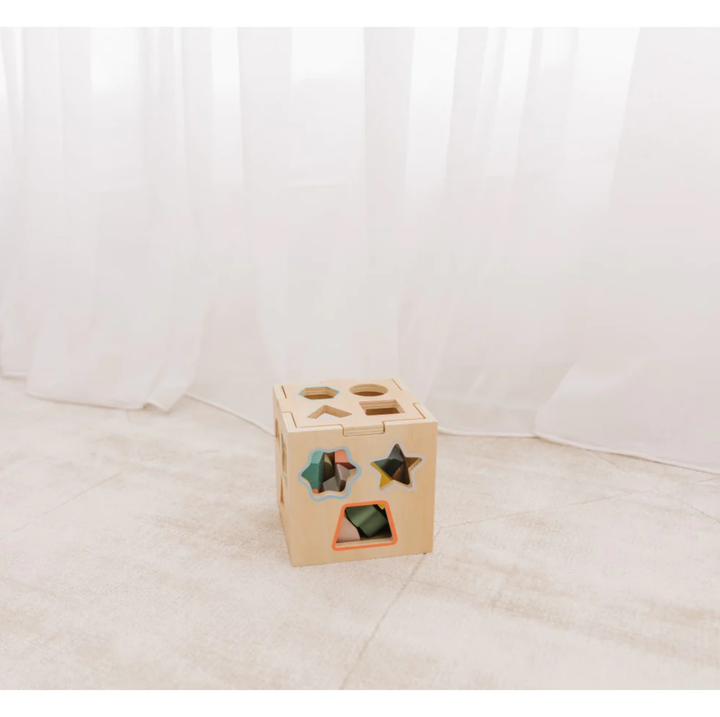 Bubble Wooden Shape Sorting Cube