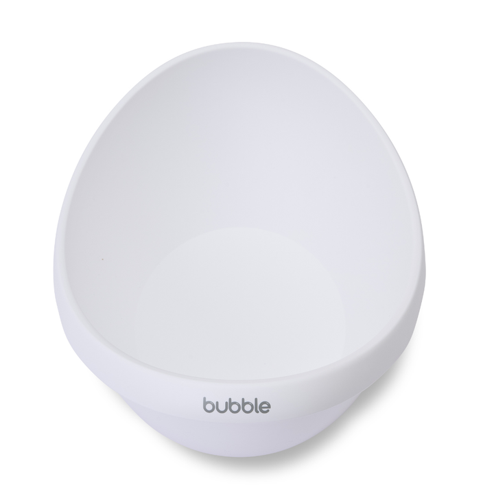 BUBBLE BABY BATH WITH BATH SEAT - White