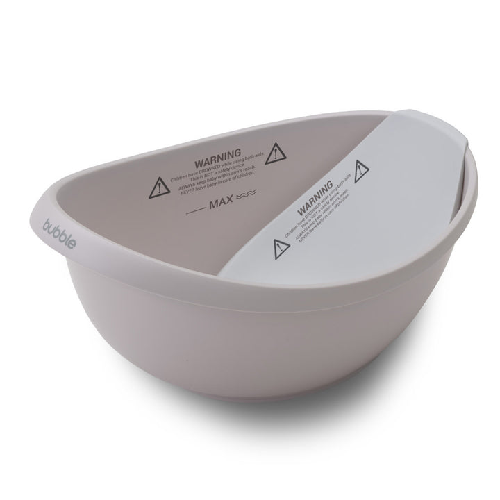 BUBBLE BABY BATH WITH BATH SEAT - Taupe