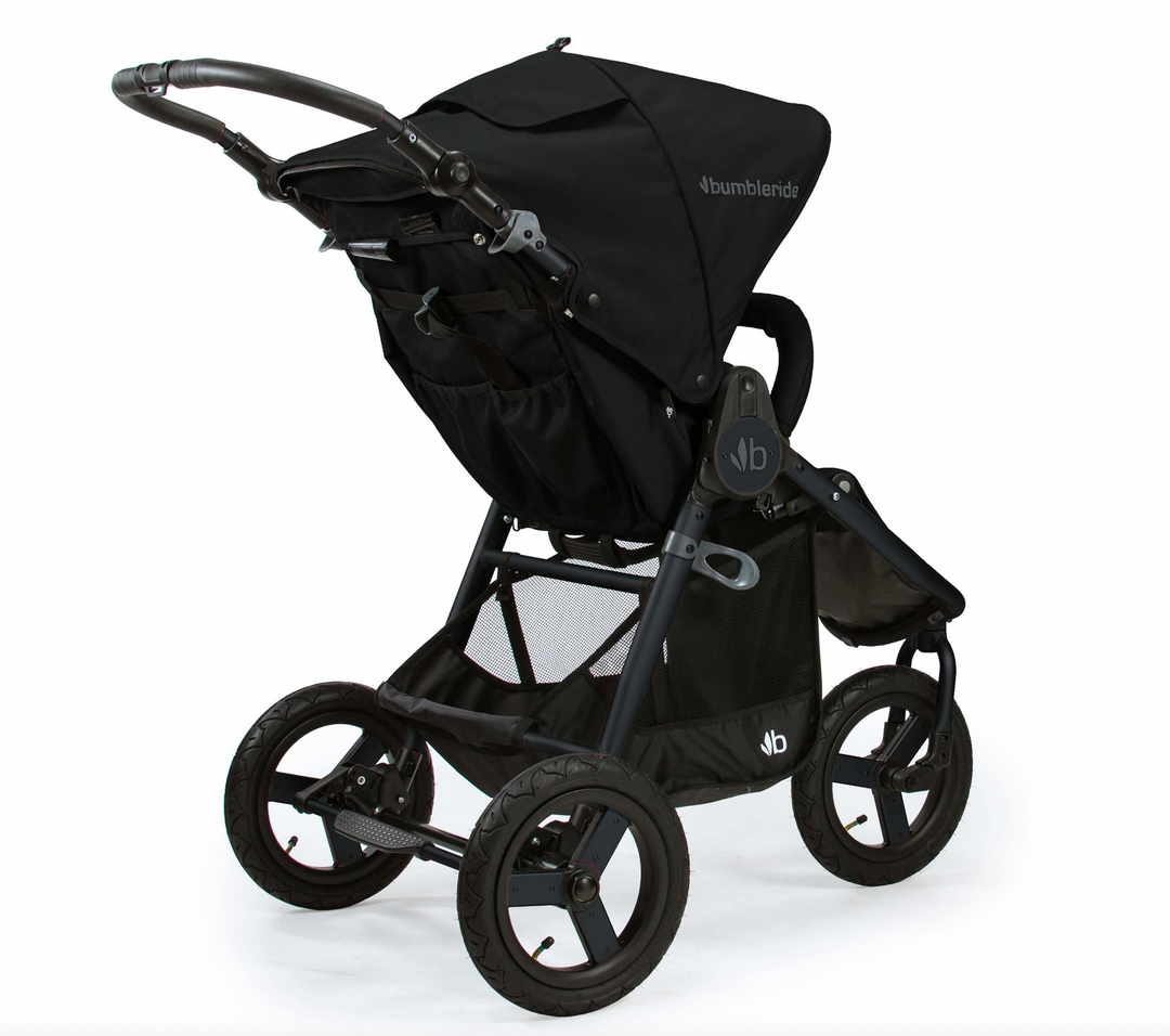 Bumbleride Indie 3 wheel stroller-Black with Matt Black Frame