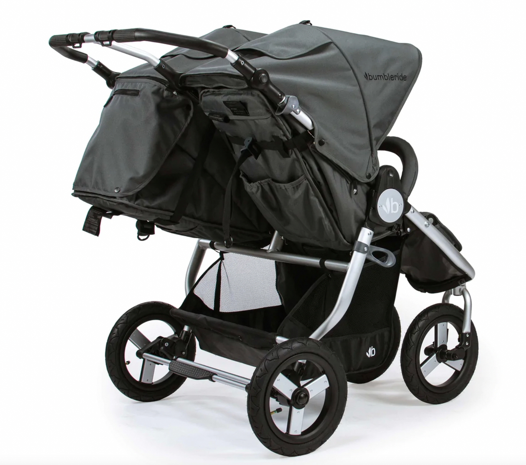 Bumbleride Indie Twin Stroller-Dawn Grey