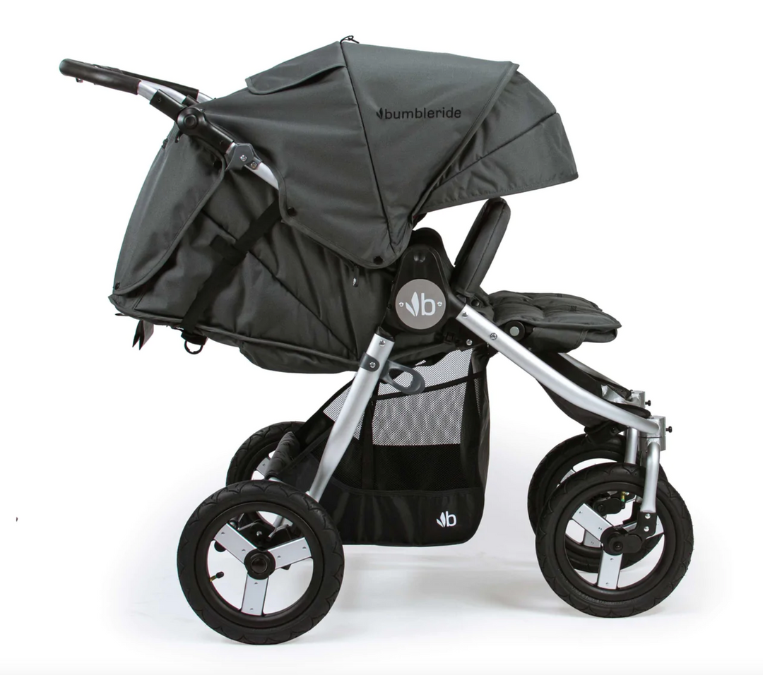 Bumbleride Indie Twin Stroller-Dawn Grey