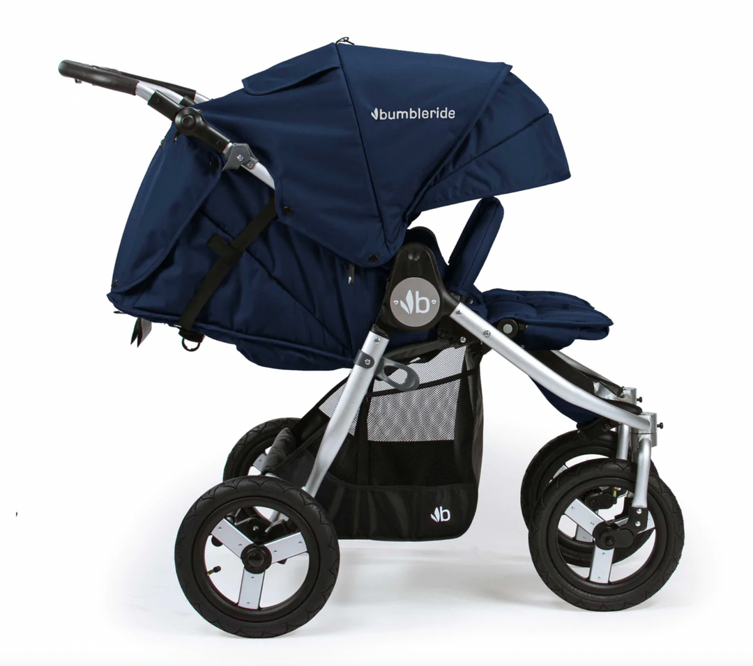 Bumbleride Indie Twin Stroller-Maritime Blue