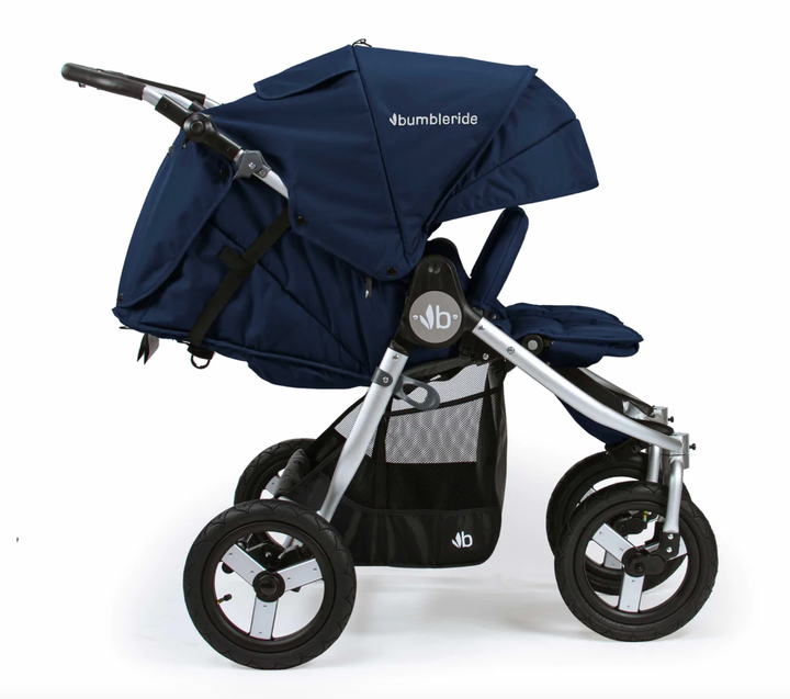Bumbleride Indie Twin Stroller-Maritime Blue