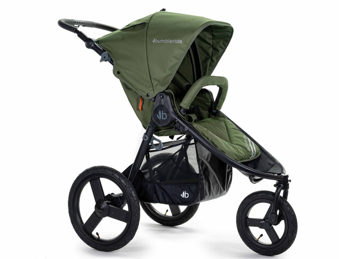 Bumbleride Speed Stroller-Olive Green with Matt Black Frame