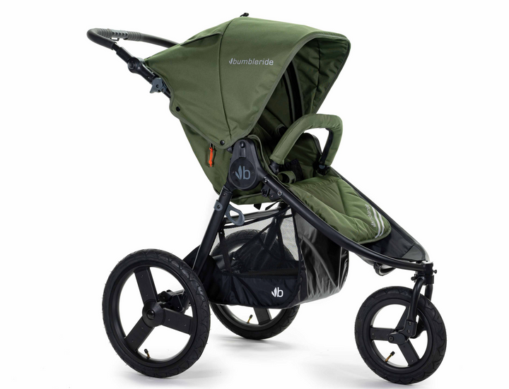 Bumbleride Speed Stroller-Olive Green with Matt Black Frame