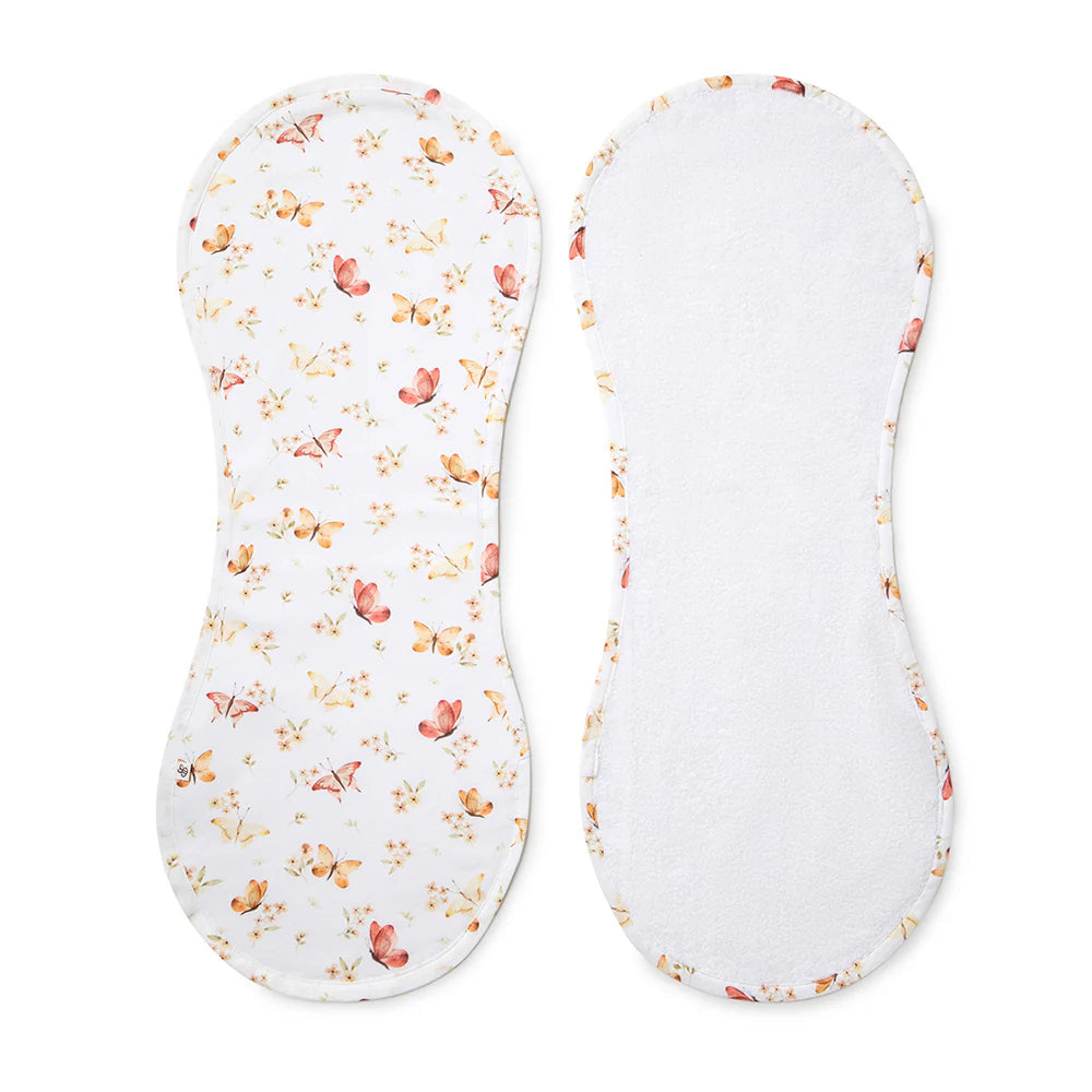 Snuggle Hunny Organic Cotton Burp Cloth - Butterfly