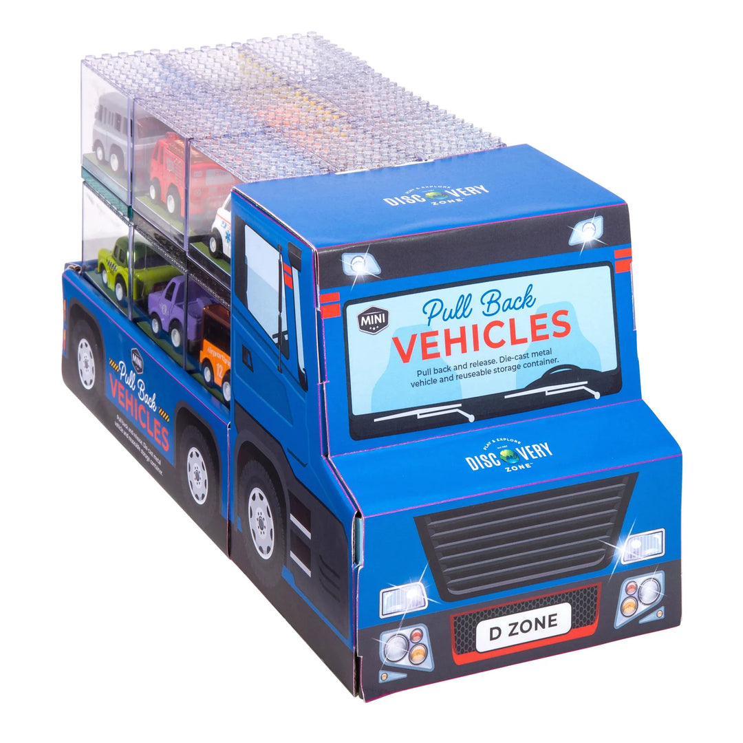 Discovery Zone Pull Back Vehicles - Mini (Assorted)