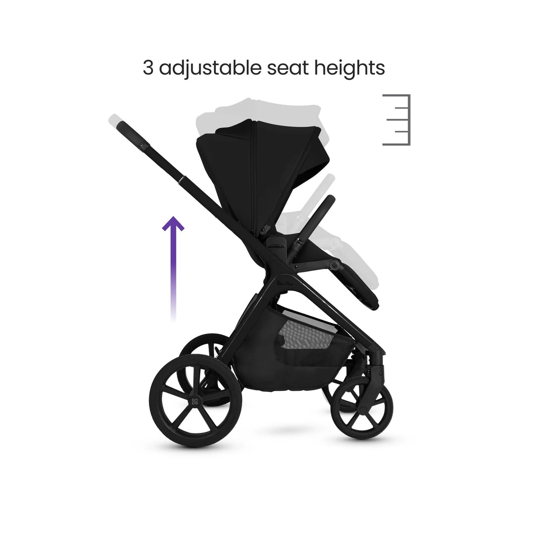 Silver Cross Cove with Carrycot (6 Piece) - Onyx