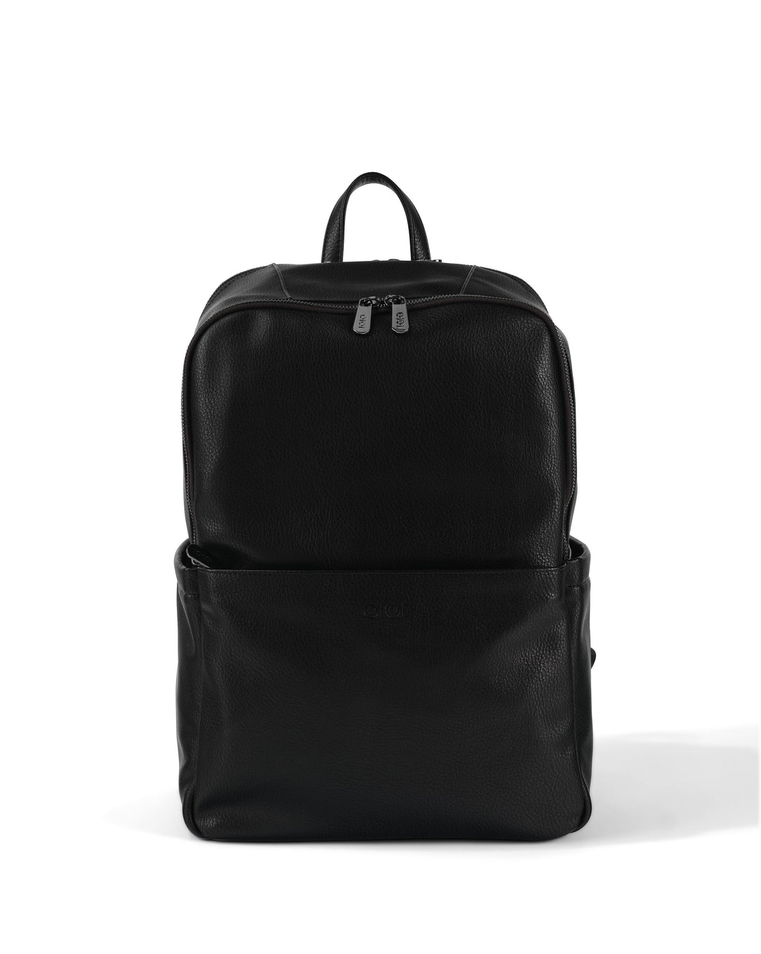 OiOi Multitasker Nappy Backpack - Black Vegan Leather