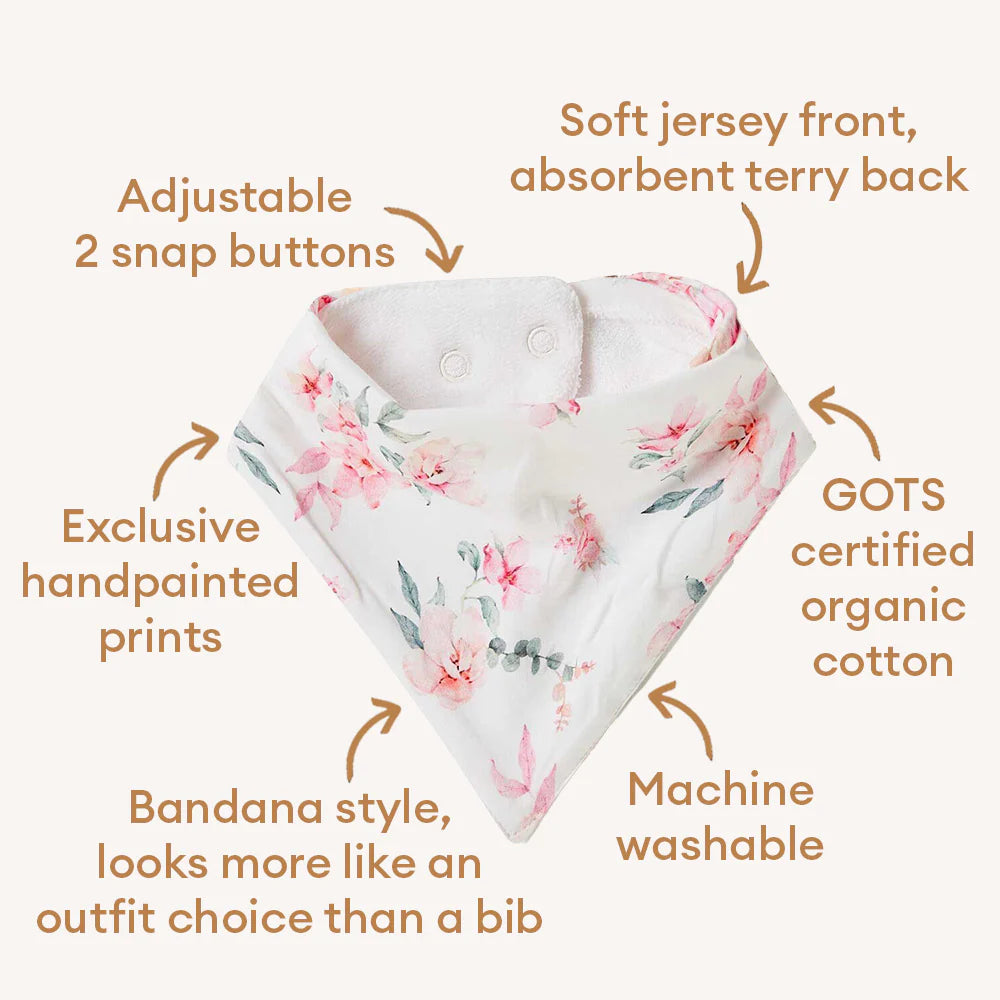 Organic Dribble Bib - Camille