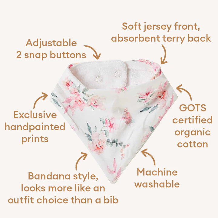 Organic Dribble Bib - Camille