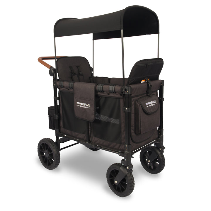 Wonderfold W2 Luxe - Double Wagon - Volcanic Black