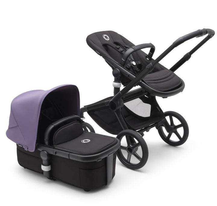 Bugaboo Fox 5 base AU Black/Midnight Black+Sun Canopy Astro Purple (Ex-Display)
