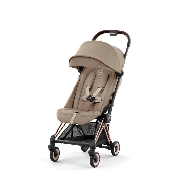 Cybex Coya Stroller Rose Gold/cozy beige + Cybex Cloud Q + Adapter