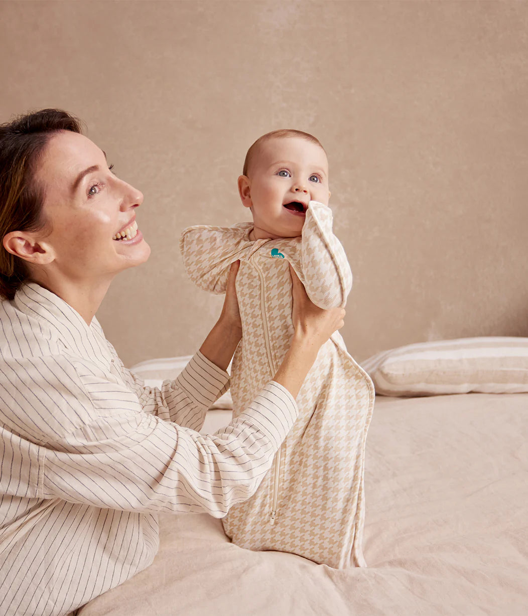SWADDLE UP Original 1.0T - Tan Houndstooth