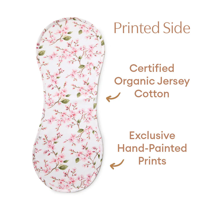 Snuggle Hunny Organic Cotton Burp Cloth - Cherry Blossom