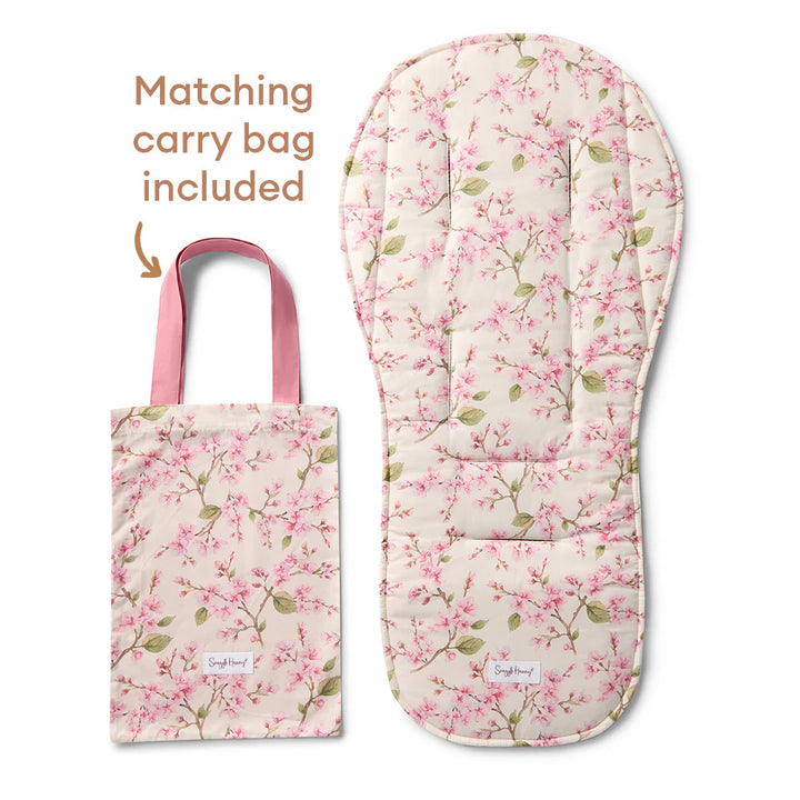 Snuggle Hunny Universal Organic Pram Liner - Cherry Blossom