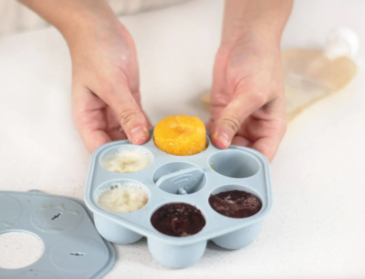 Cherub Baby Silicone Freezer Tray & Popsicle Molds - Duck Egg