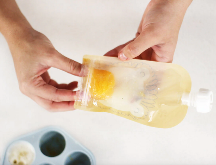 Cherub Baby Silicone Freezer Tray & Popsicle Molds - Duck Egg