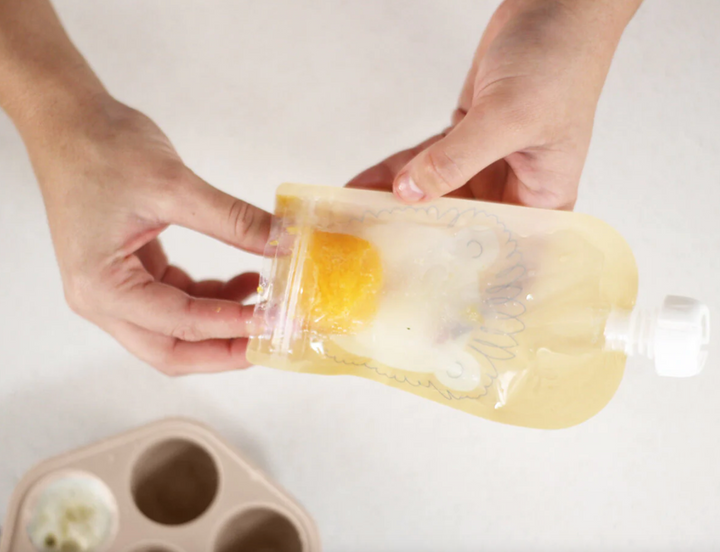 Cherub Baby Silicone Freezer Tray & Popsicle Molds - Sand