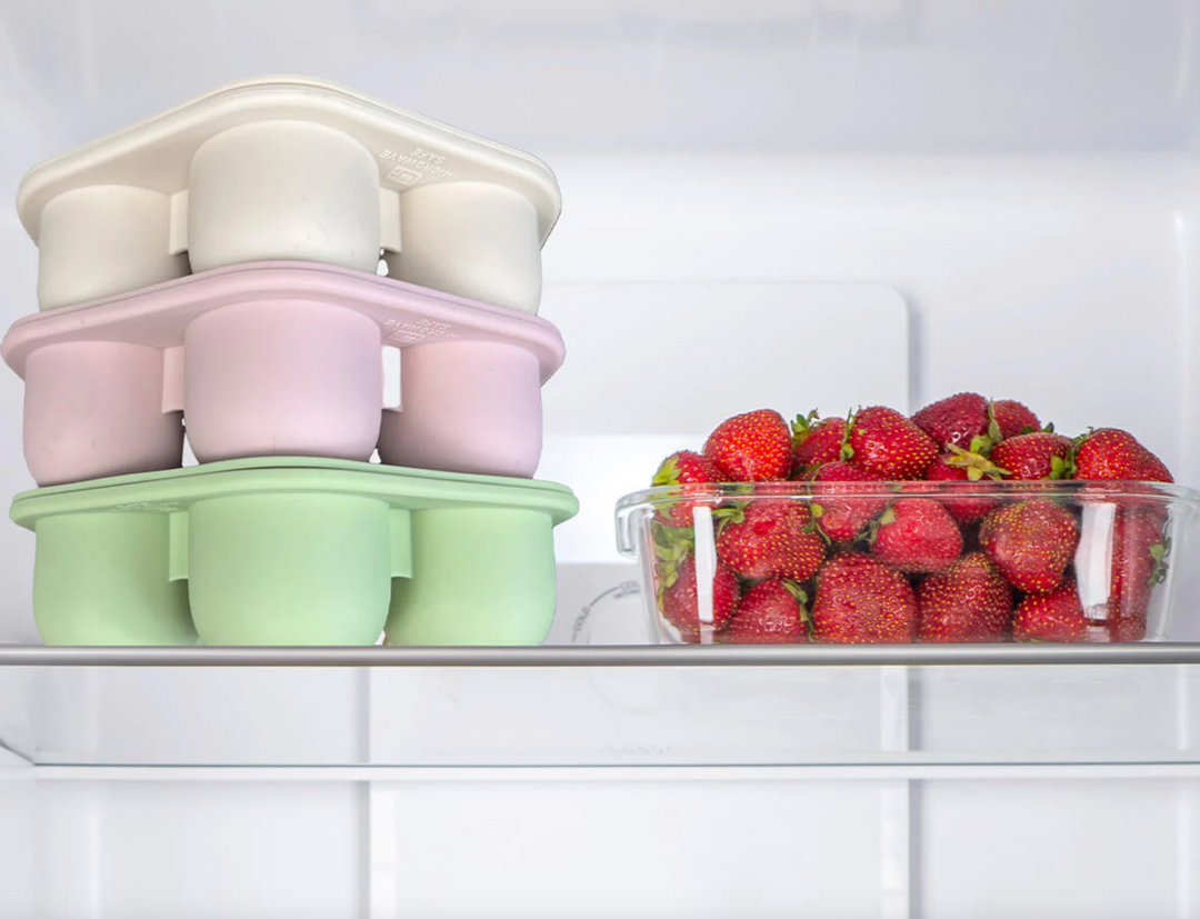 Cherub Baby Silicone Freezer Tray & Popsicle Molds - Duck Egg