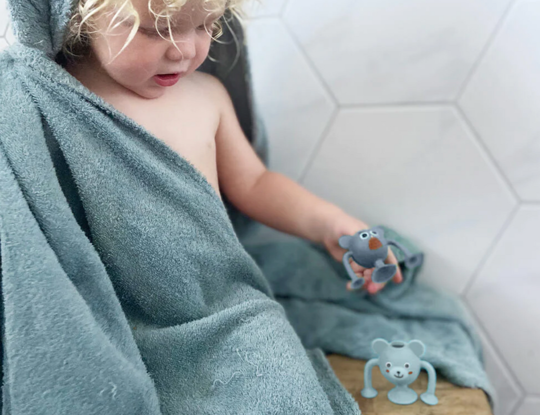 Cherub Baby SILICONE SUCTION TODDLER BATH TOYS 12PK – ENTIRE ZOO COLLECTION - PASTEL