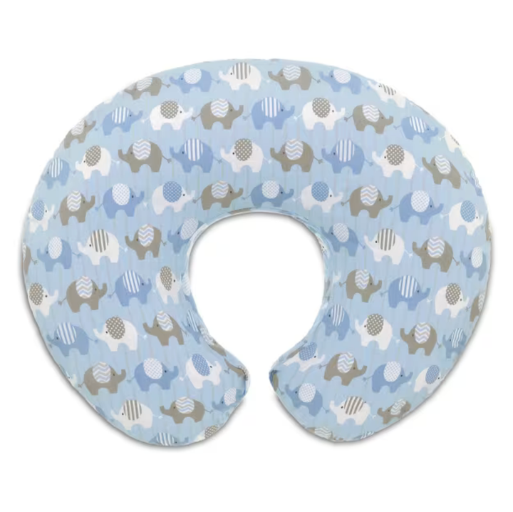 CHICCO NURSING Boppy: Pillow - Blue Elephants Boxed
