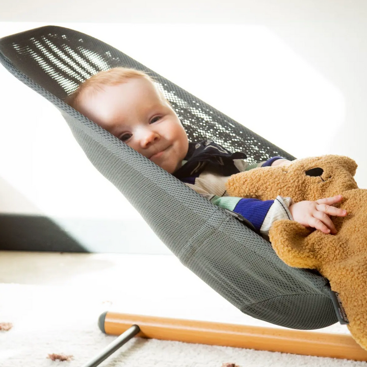 Childhome Evolux Bouncer-Natural & Anthracite
