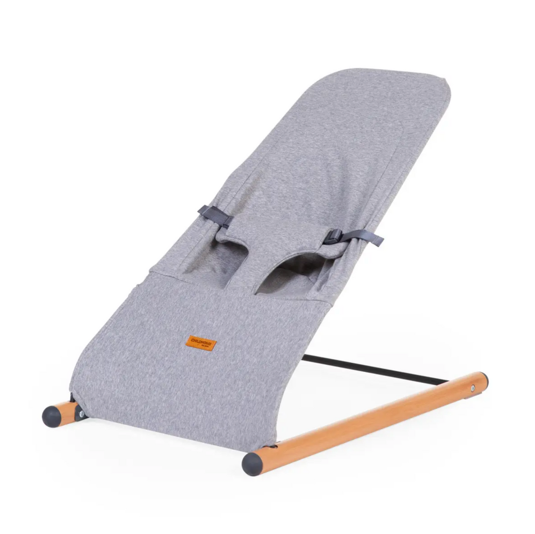 Childhome Evolux Bouncer-Natural & Jersey Grey