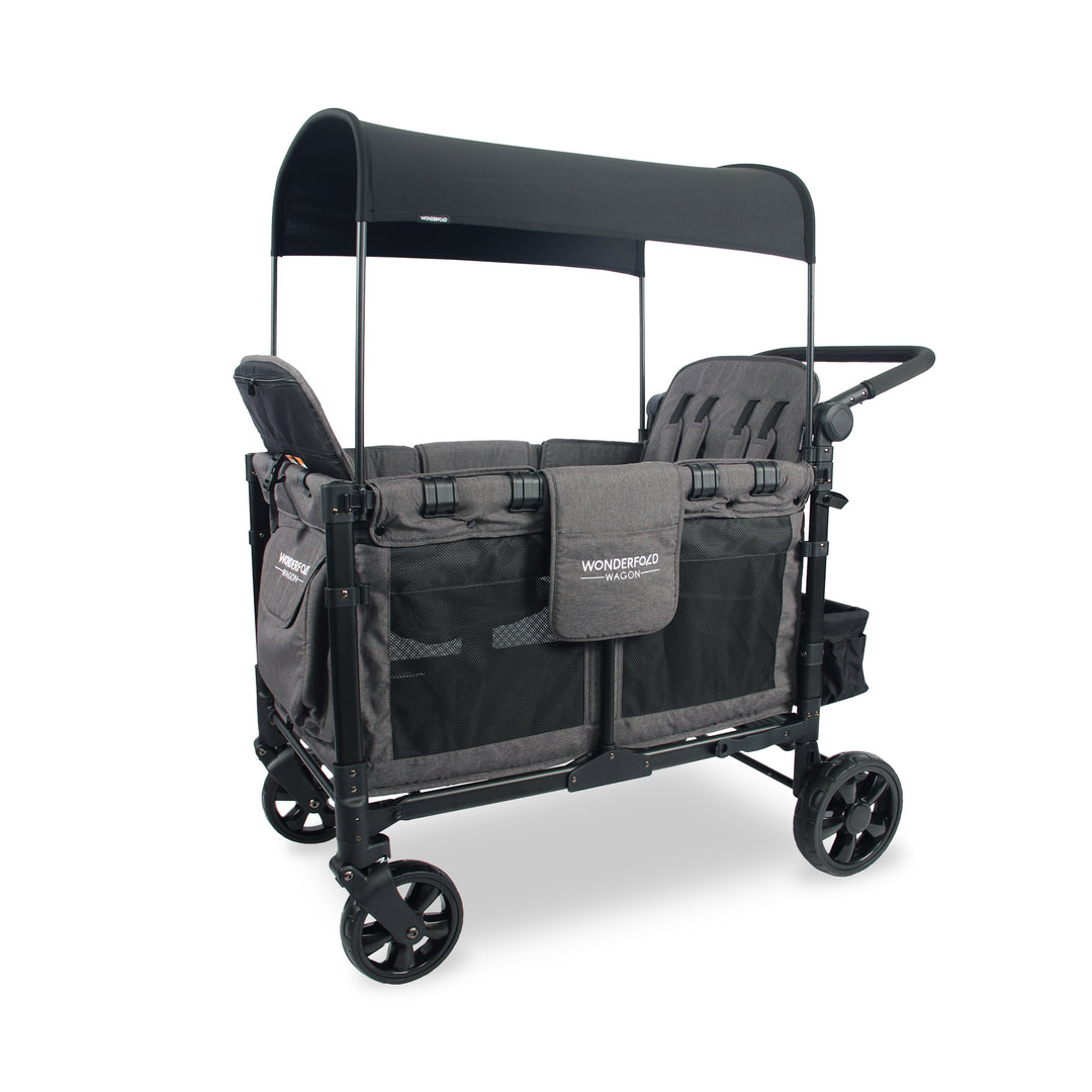 Wonderfold W4 Elite - Quad Wagon - Charcoal Grey with Black Frame