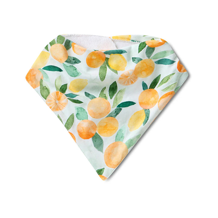 Organic Dribble Bib - Citrus Squeeze