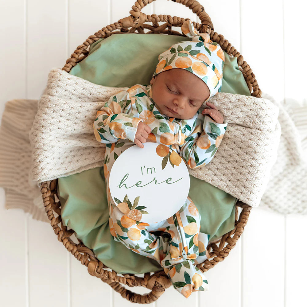 Reversible Milestone Cards - Citrus Squeeze & Peach