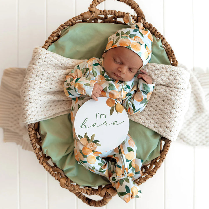 Reversible Milestone Cards - Citrus Squeeze & Peach