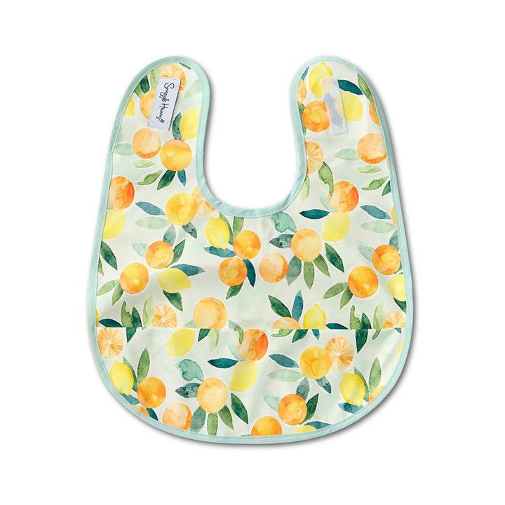 Snuggle Bib Waterproof - Citrus Squeeze