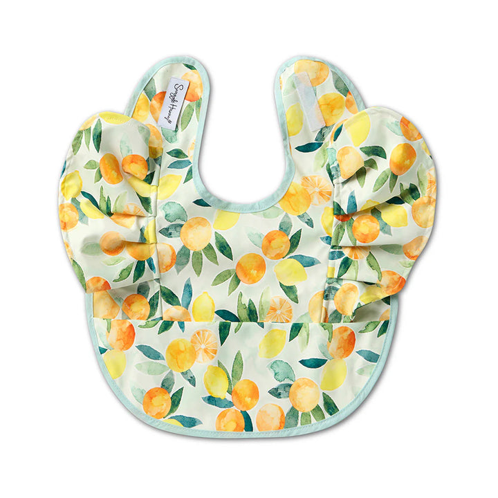 Snuggle Bib Waterproof - Citrus Squeeze Frill