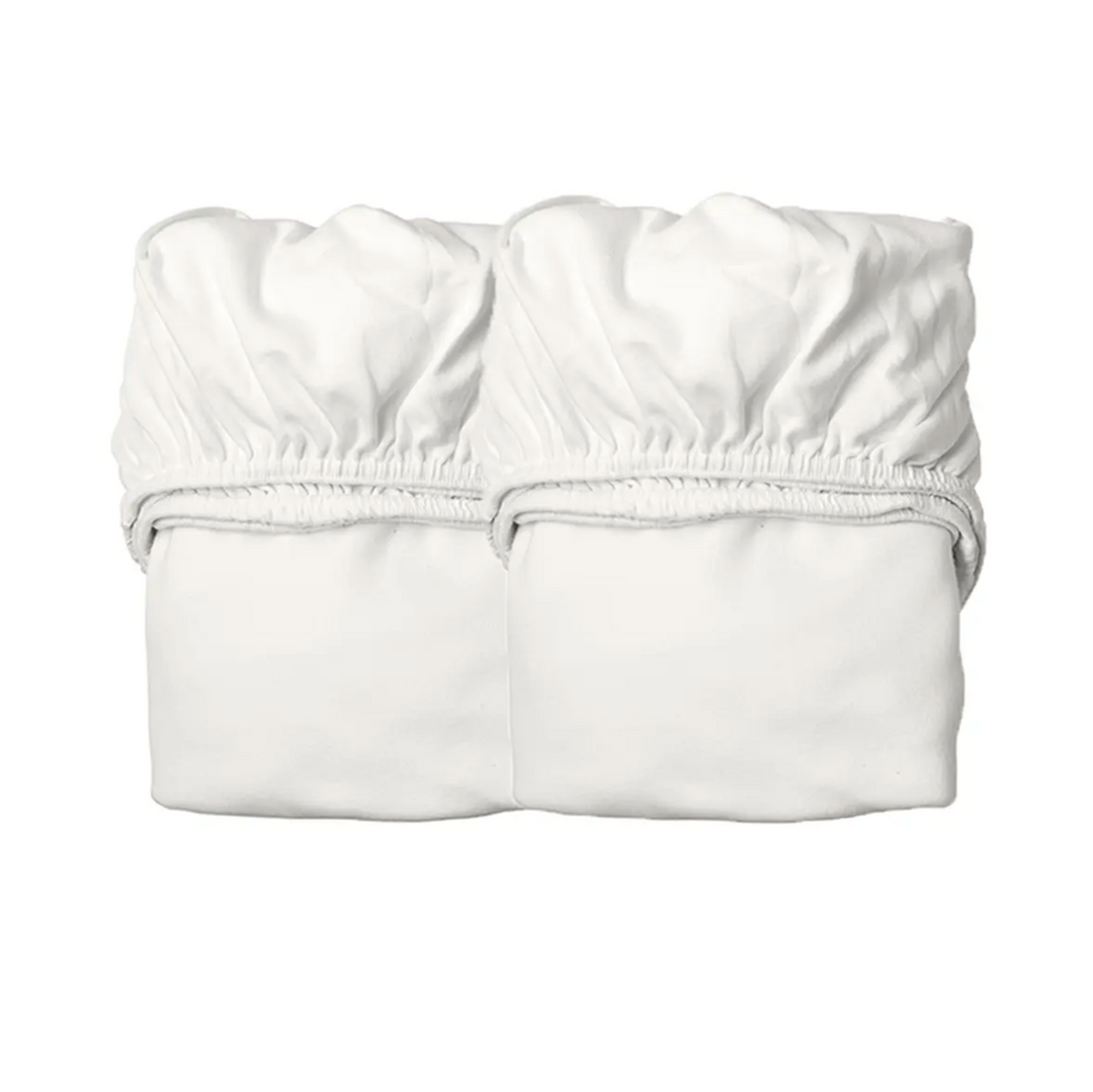 Leander Organic Baby Cot Sheets 2pk