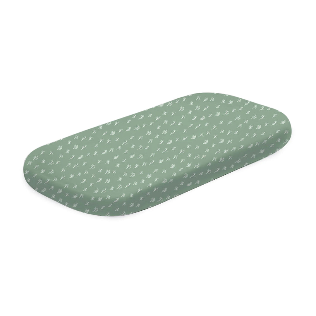 Bubba Blue Nordic 2pk Jersey Co-sleeper Fitted Sheets Avocado/Forest