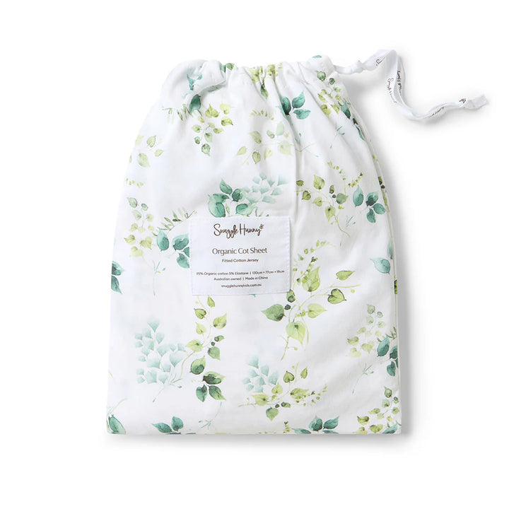 Organic Fitted Cot Sheet - Eden