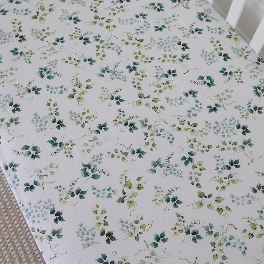 Organic Fitted Cot Sheet - Eden