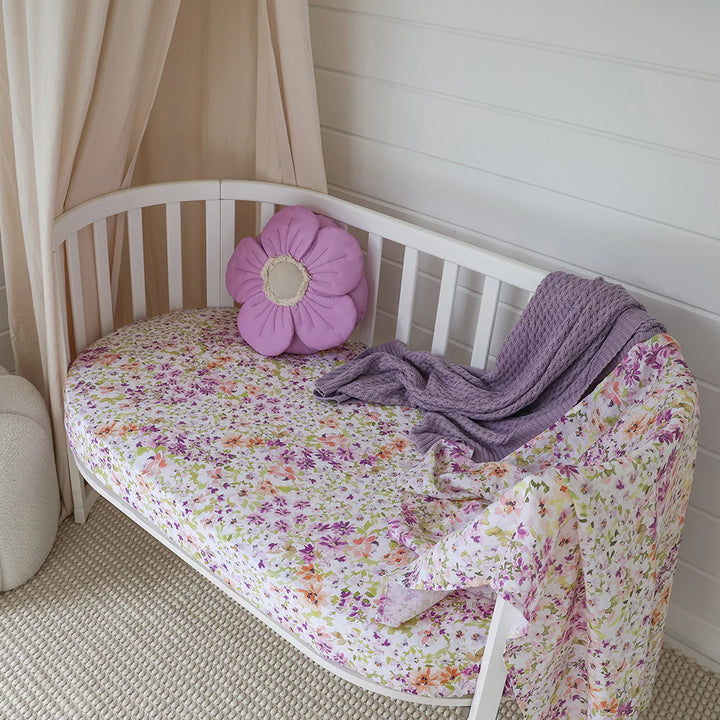 Fitted Cot Sheet - Isla