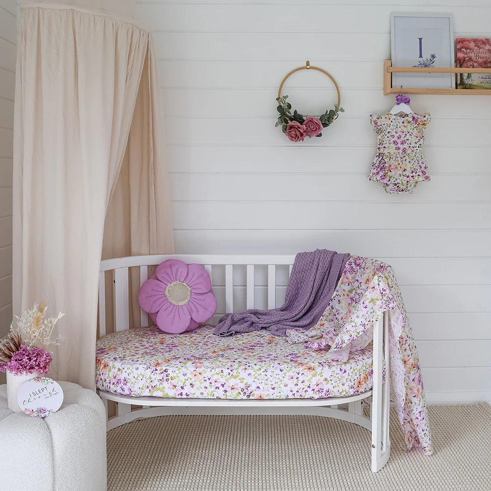 Fitted Cot Sheet - Isla