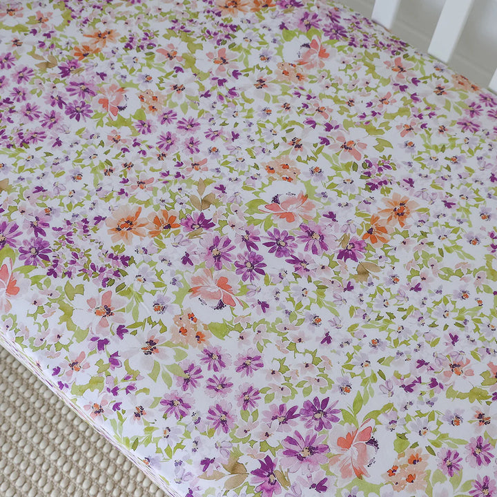 Fitted Cot Sheet - Isla