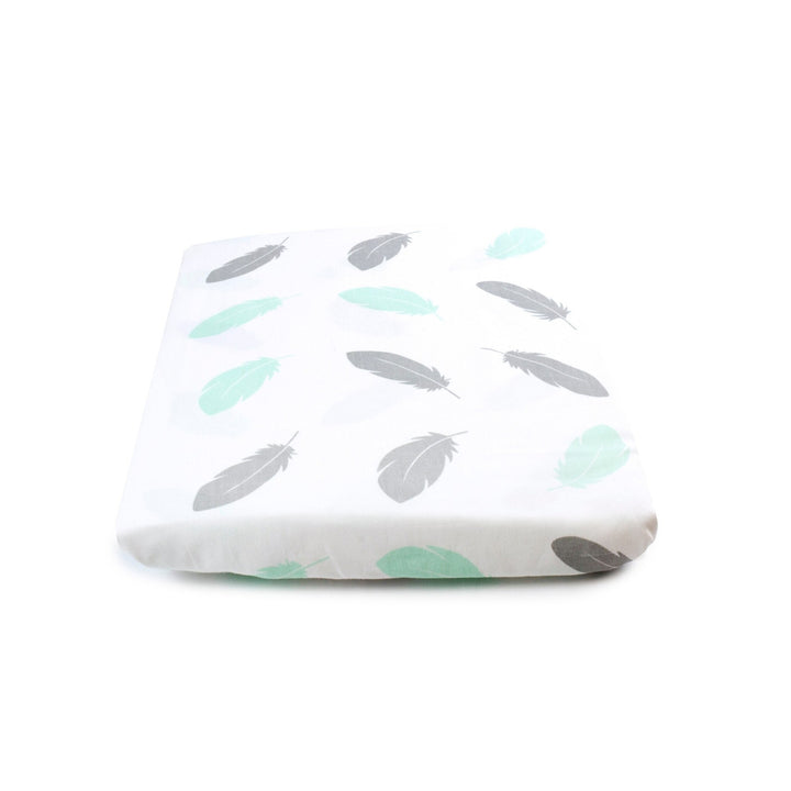 New Organic Feathers Cot Fitted Sheet
